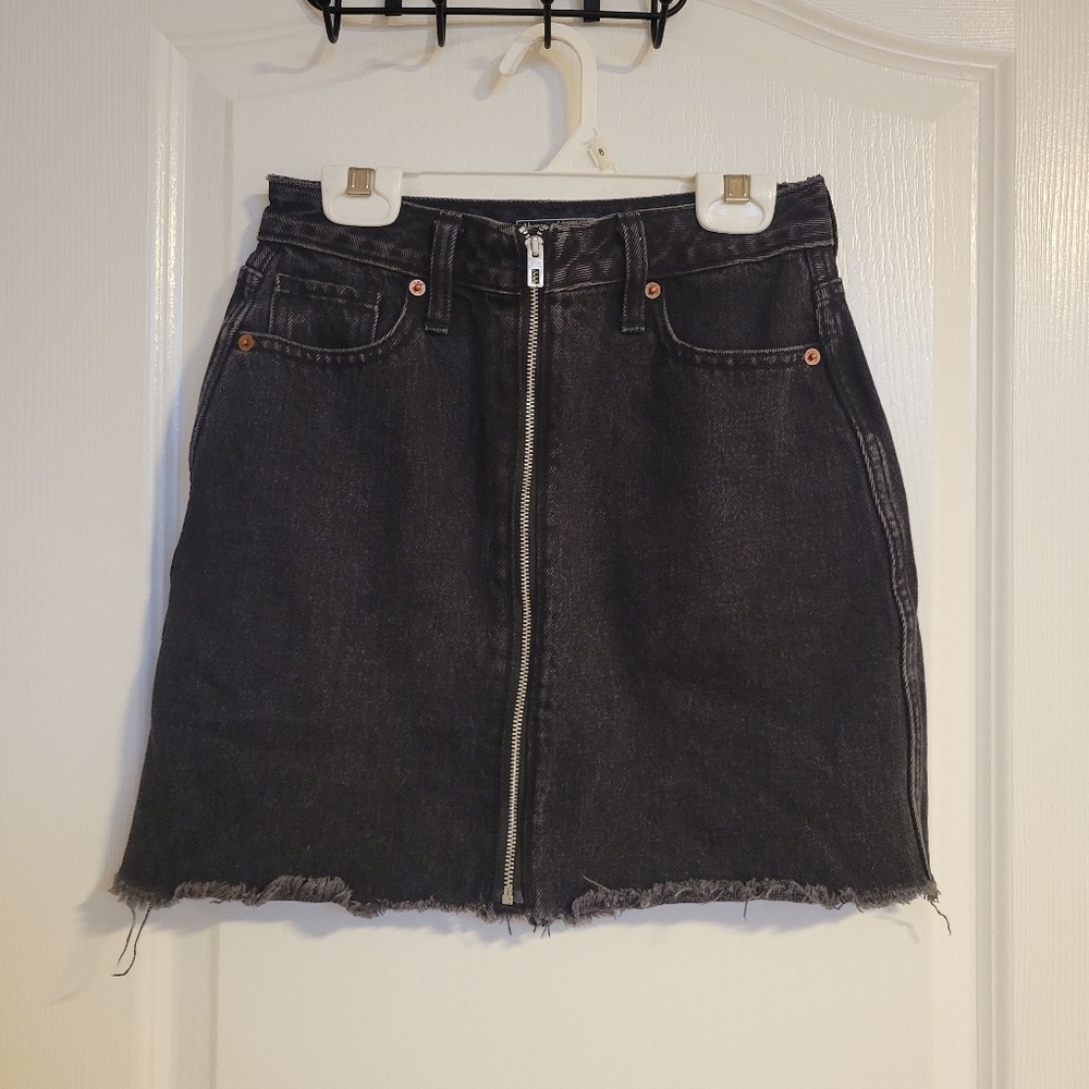 Abercrombie & Fitch Black Mini A-Line Skirt